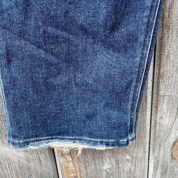 NWT PAIGE Stella High Rise Modern Straight Leg Soleil Destructed Jeans Womens 32 - Picture 12 of 16